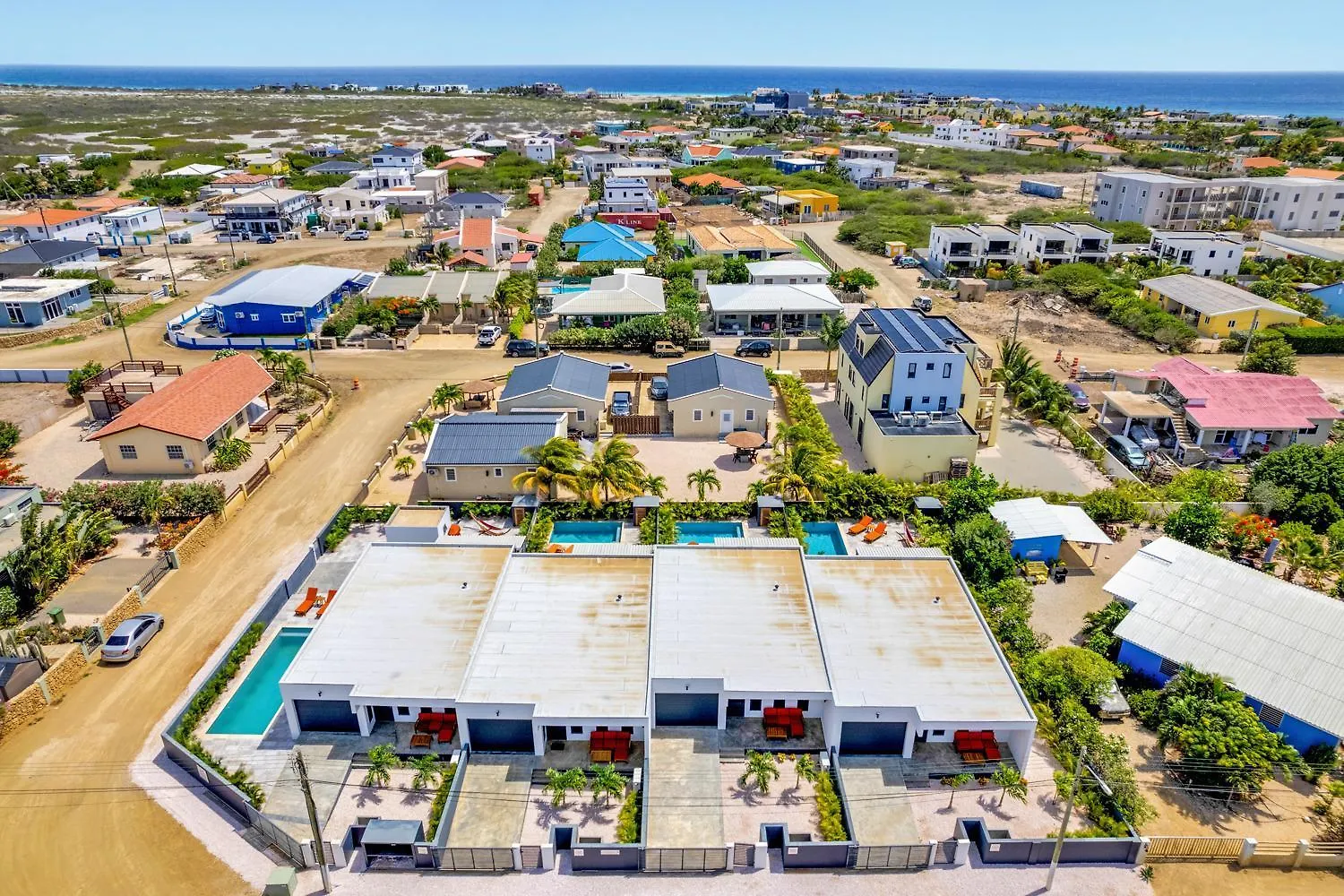 Fourvillas With Private Magnesium Pool 3 Min To The Beach & Dive Rinse Tank Belnem